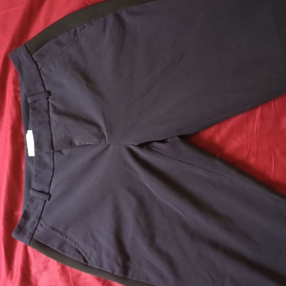 Calvin Klein Dark Navy Blue And Black Women's Dress Pants Size 2 Casual/Formal